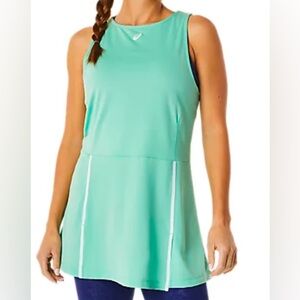 Asics new strong women’s 92 dress activewear athletic dress turquoise size Small
